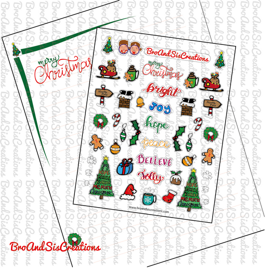 Christmas Doodles - Digital Download