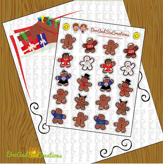 Gingerbread Cookies - Digital Download